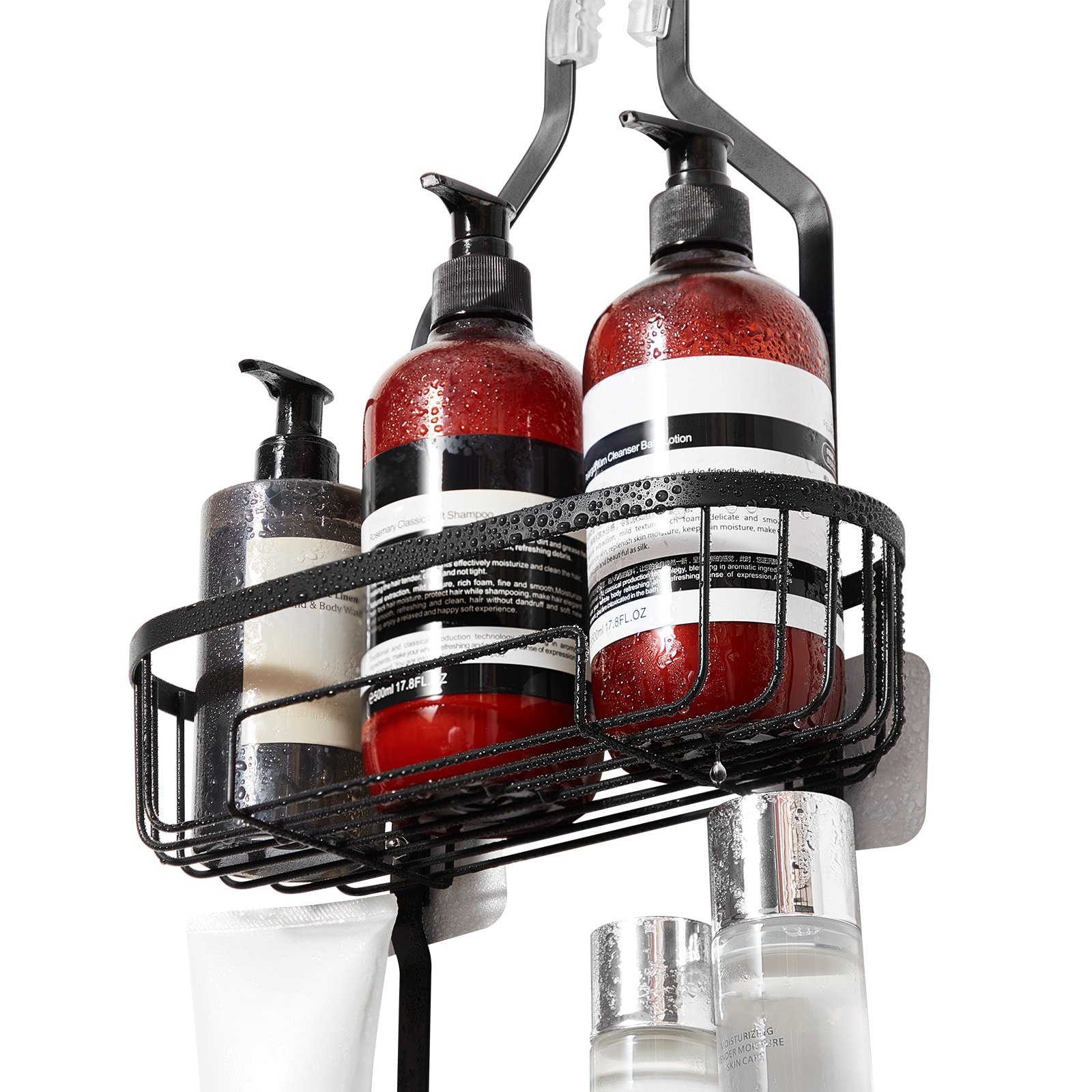 Shower Caddy 3-Tier Hanging Bathroom Shower Storage Organization Shelves Rack_voghion.com